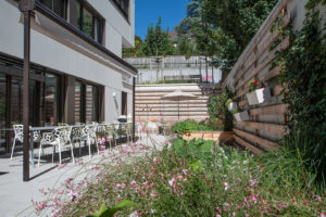 Terrasse du Centre thérapeutique de jour